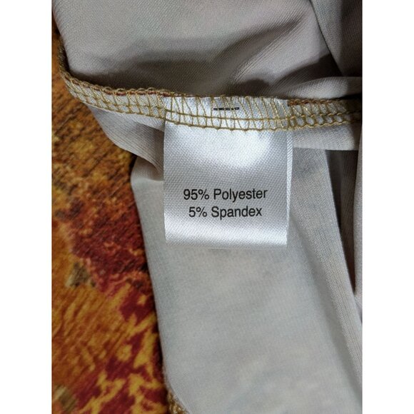 Lbisse Womens Paisley Print Tunic Top With 3/4 Sleeves Made In USA Size S - Picture 7 of 10